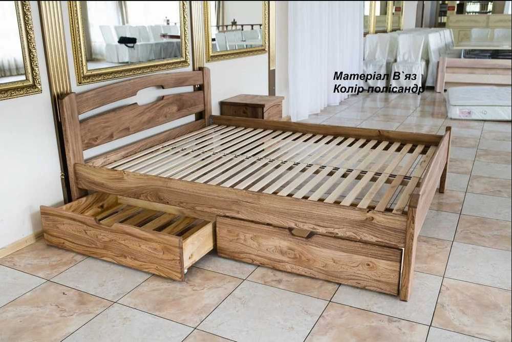 Дерев'яне ліжко Деревянная кровать ДУБ ВЯЗ ЯСЕНЬ Любые размеры МАТРАС!