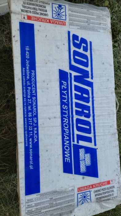 Płyty styropianowe fasadowe Sonarol 15 paczek