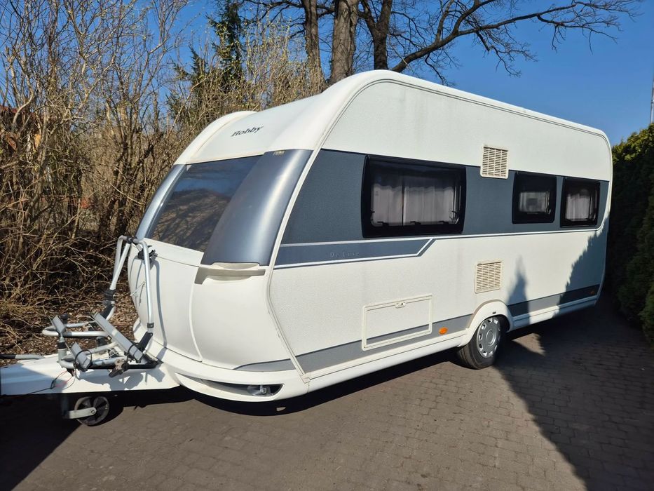 Hobby 460  duża lodowka, przyczepa kempingowa