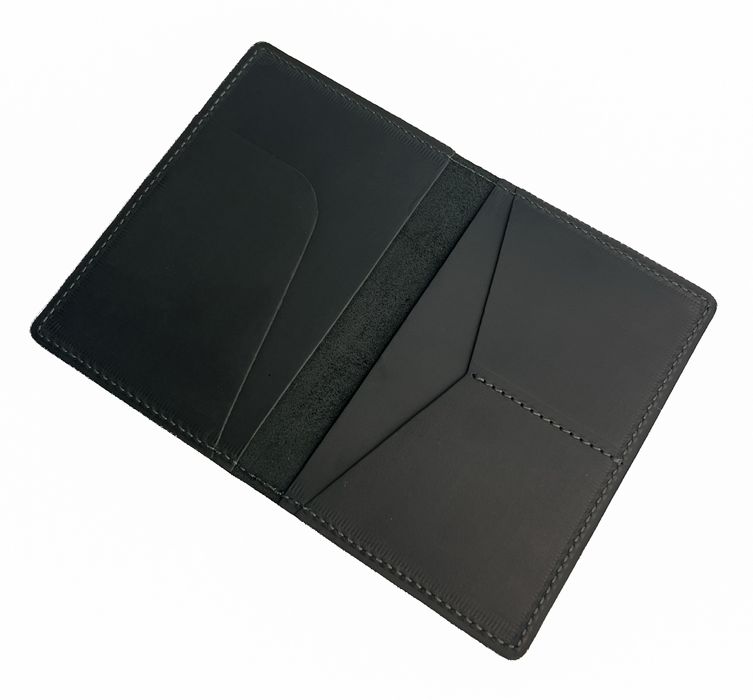 Обкладинка для паспорта із натуральної шкіри Crazy Horse odp2(6) чорна