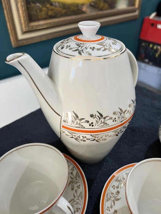 Serwis kawowy Karolina stara porcelana