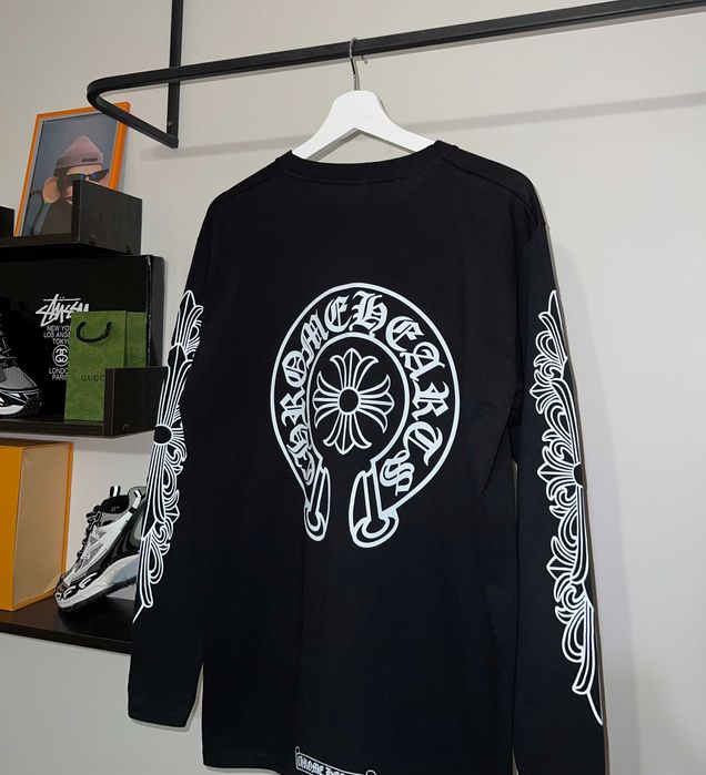 Лонгслів Chrome Hearts (чорного кольору)