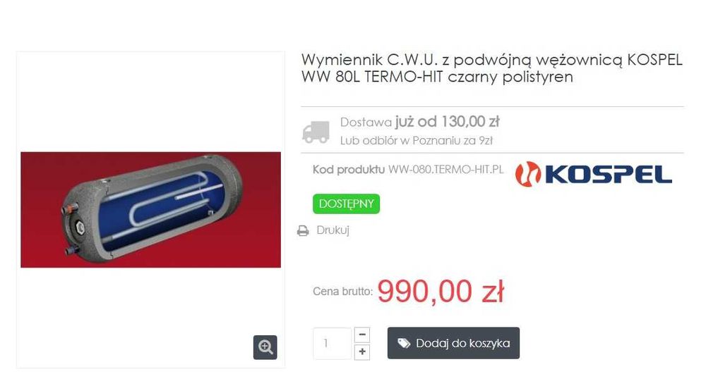 Kocioł indukcyjny Eko MIG 2f-6 z osprzętem, armaturą