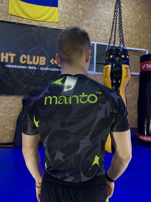 Манто Рашгард и Шорты Комплект 2 в 1 Для Тренировок