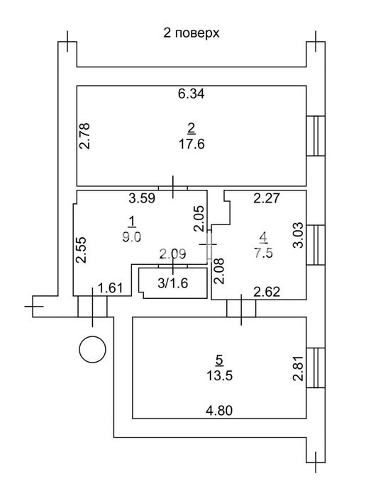 Продам 3-комнатную квартиру в 10 минутах от Центра Гараж Слободка