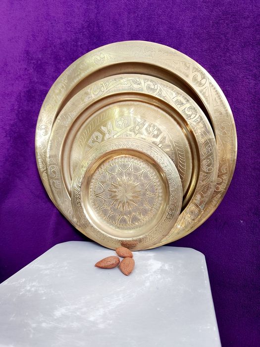 Prato em latão árabe