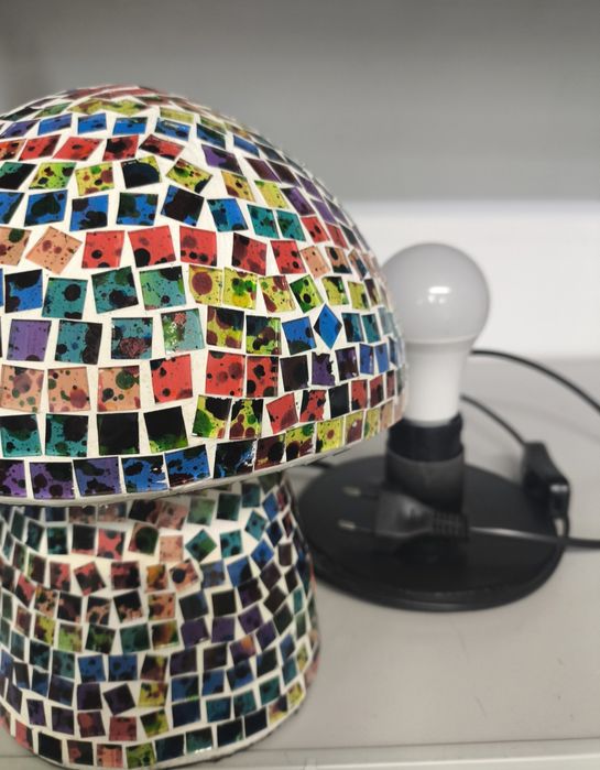 Lampa ażurowa mozaikowa