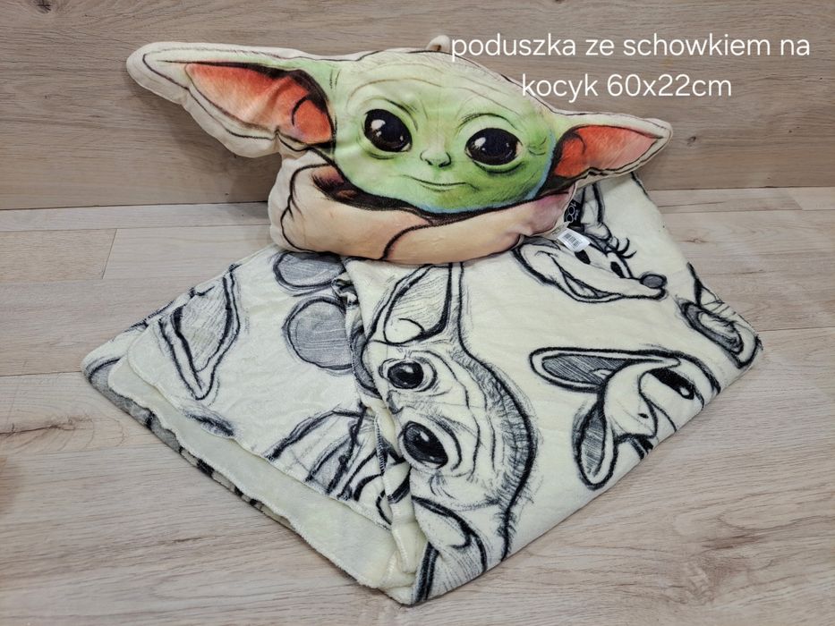 Yoda star wars kocyk i poduszka 2w1 outlet