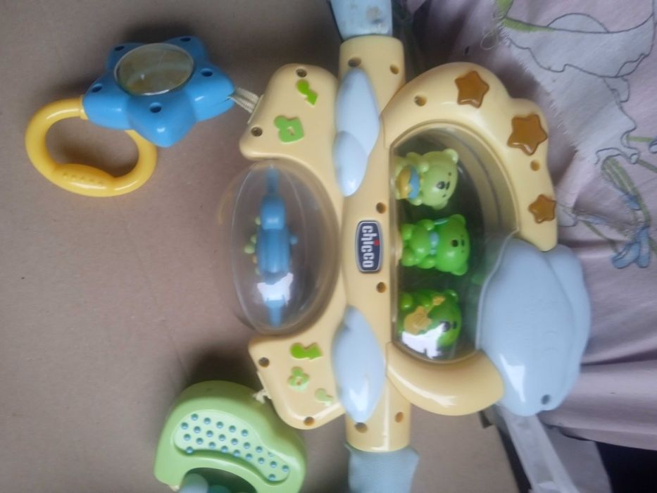 часть электронной игровой панели детск шезлонга-качалки Chicco Balloon