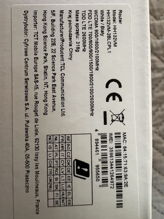Router TCL HH132VM