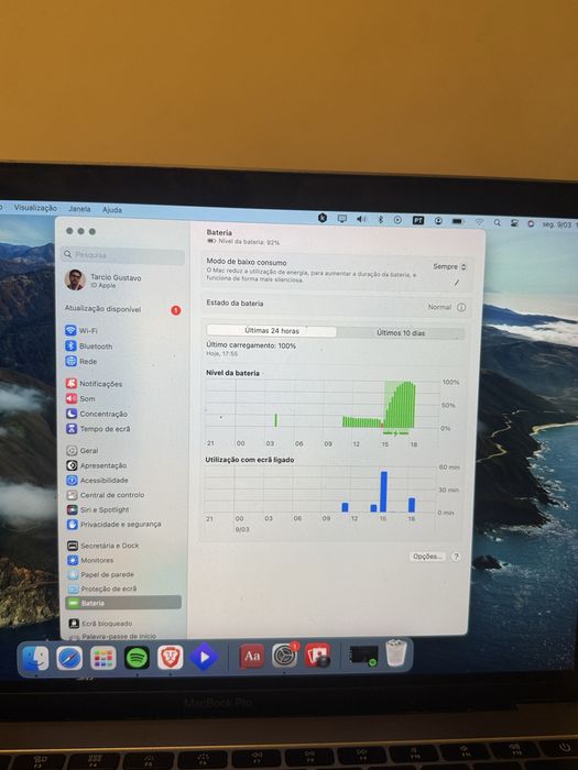 MacBook Pro 13” 2017 i5 8GB 128GB + carregador