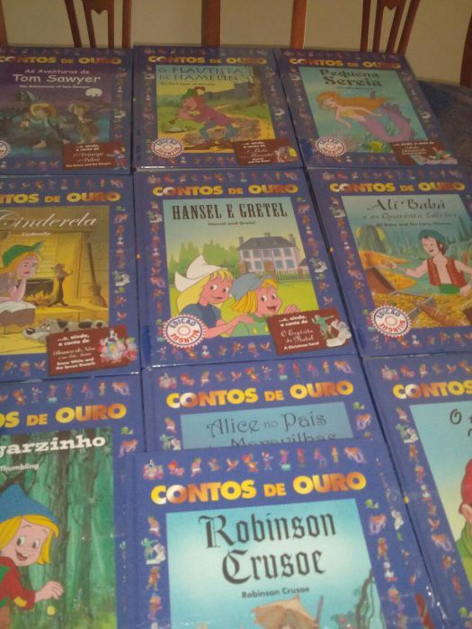 Coleção de livros contos de ouro
