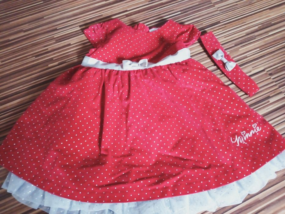 Sukienka świąteczna Minnie