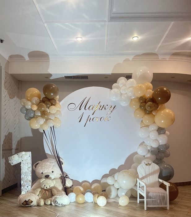 Кульки фотозона на хрещення день народження недорого
