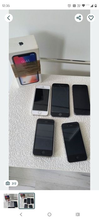 Iphony Na części uszkodzone