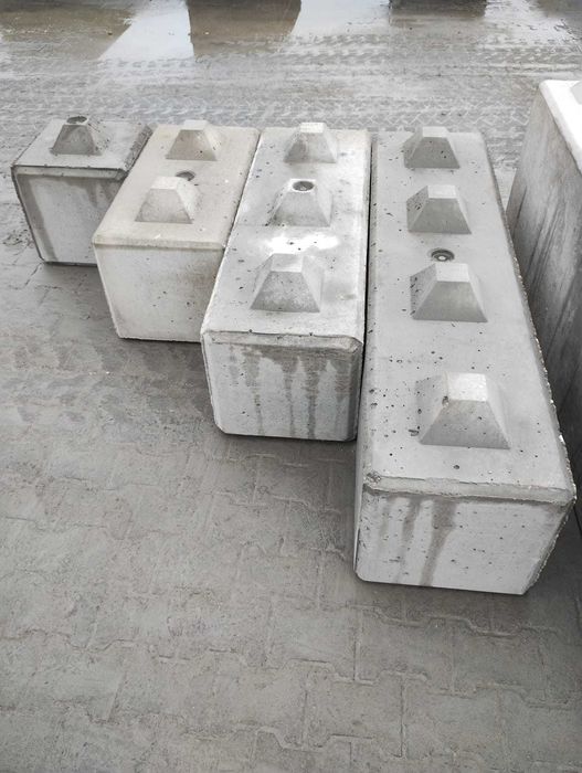 Bloki betonowe mur oporowy