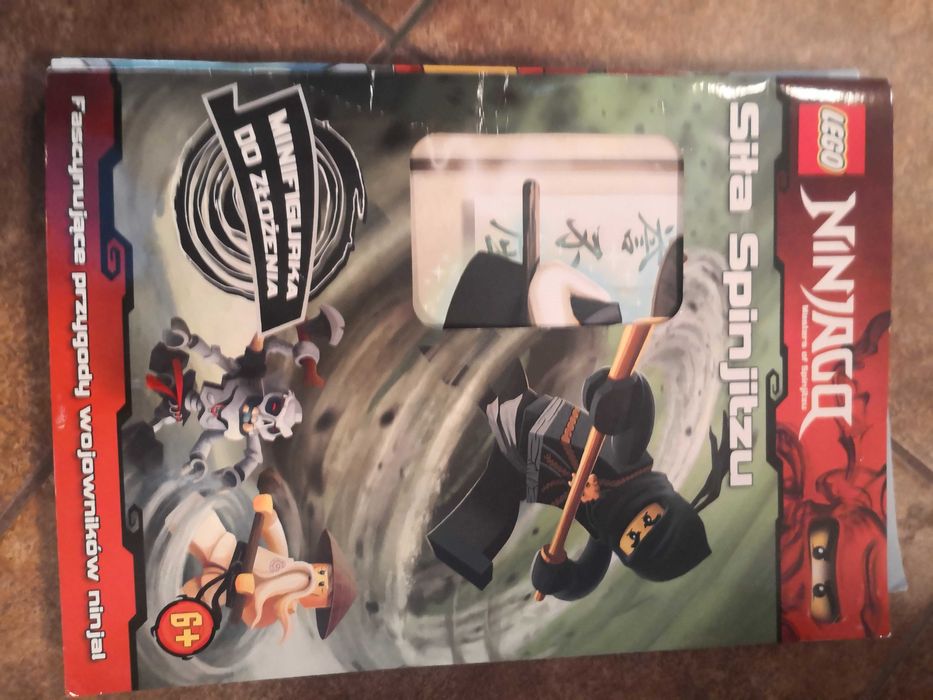 książki z serii Lego Ninjago 3 sztuki
