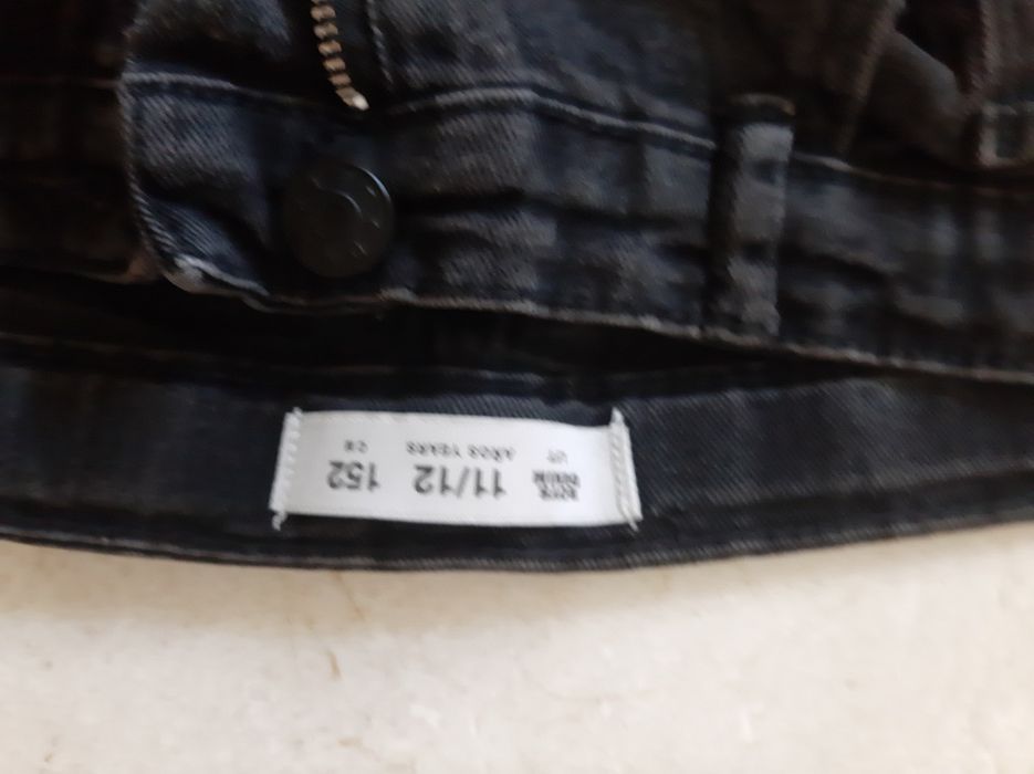 Calças pretas 11/12 anos