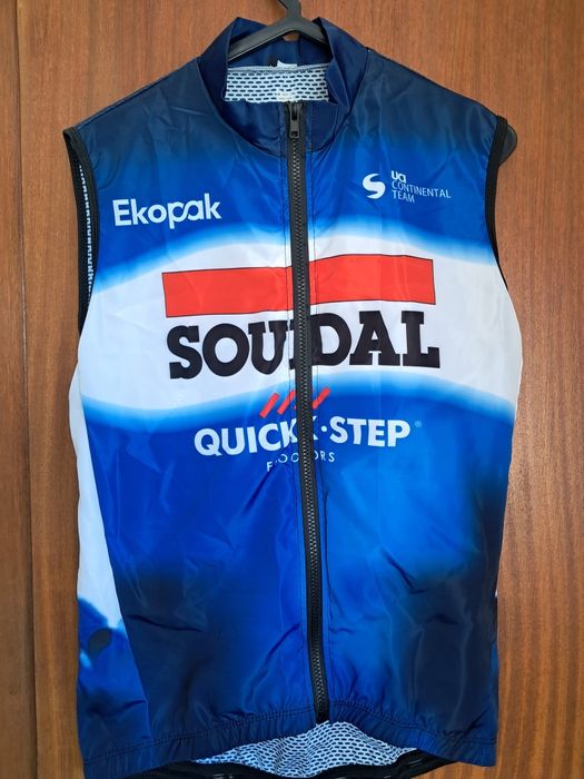 Colete corta vento de ciclismo, costas em rede, NOVO