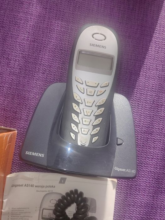 Bezprzewodowy Siemens Gigaset typ AS 140