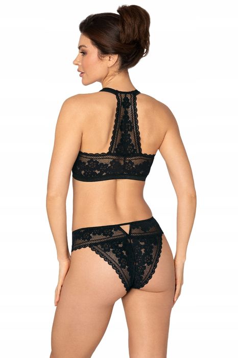 Róża Majtki Damskie - Figi Tango Czarne R. Xxl