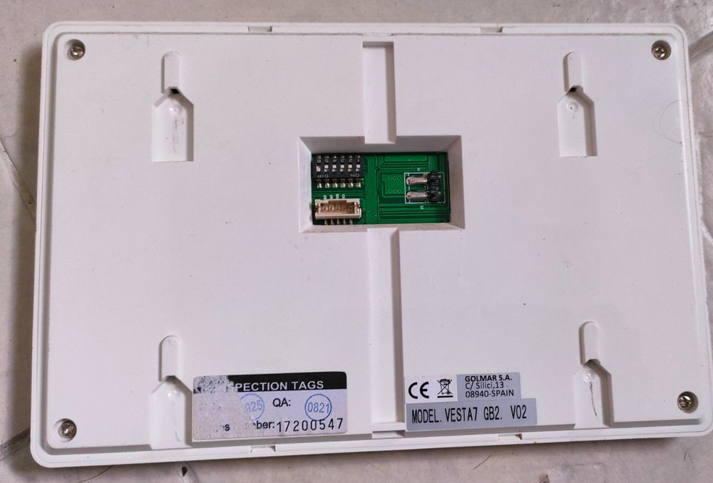 Monitor Videoporteiro Golmar vesta7 GB2, bom estado