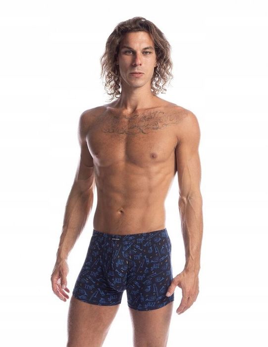 Lama Bokserki Męskie Niebieskie R. L, 2 Szt.