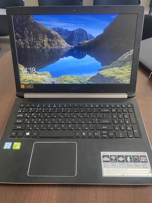 Ноутбук acer aspire 5 A515-51G-31MY