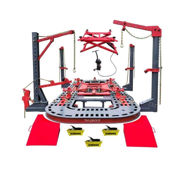 Rama naprawcza 4T 4x DOZER! płyta blacharska z podnośnikiem TM-GROUP