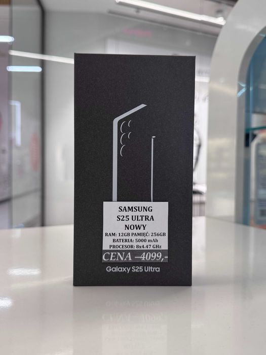 Samsung S25 Ultra 12/256GB NOWY Topcase Vivo *Raty 0%