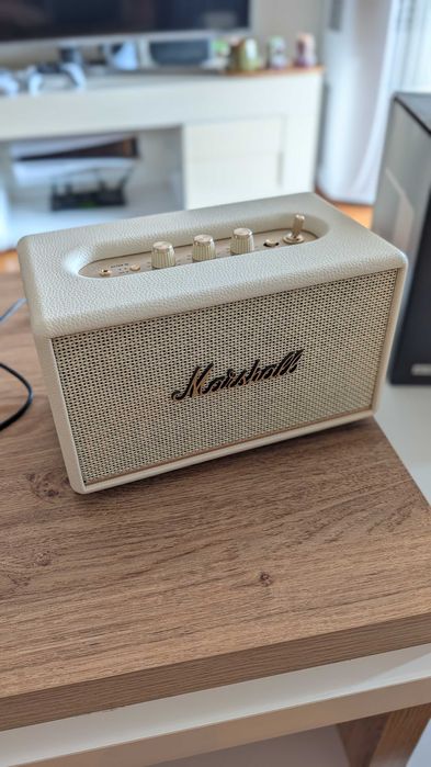 Marshall Acton III Bluetooth Speaker (White)