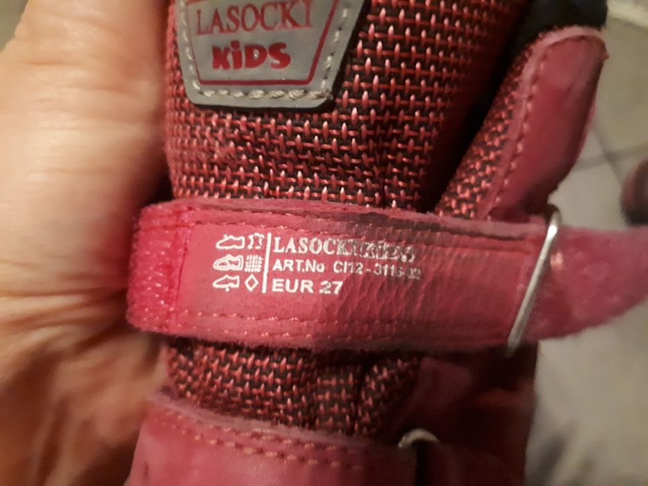 Kozaki dziewczęce skóra r. 27