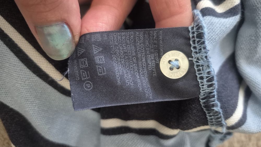 Koszulka polo męska w paski Tommy Hilfiger r. L