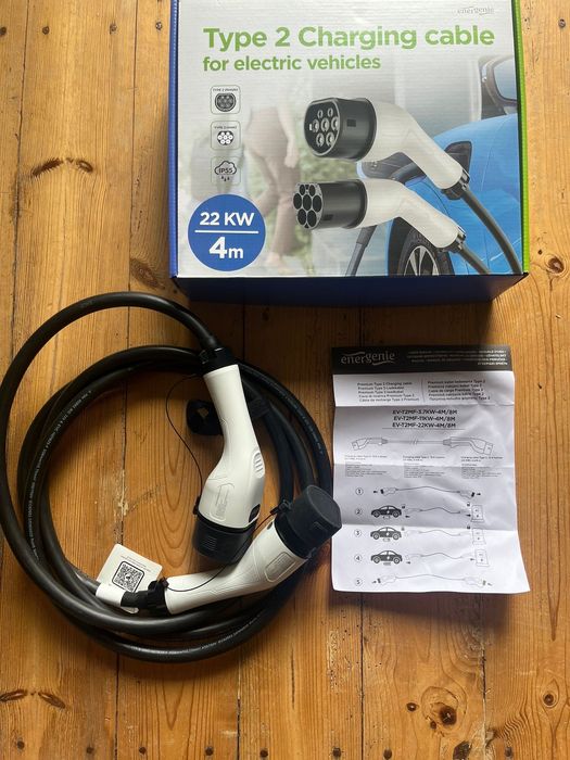 kabel do ładowania elektrycznych i plug-in aut
