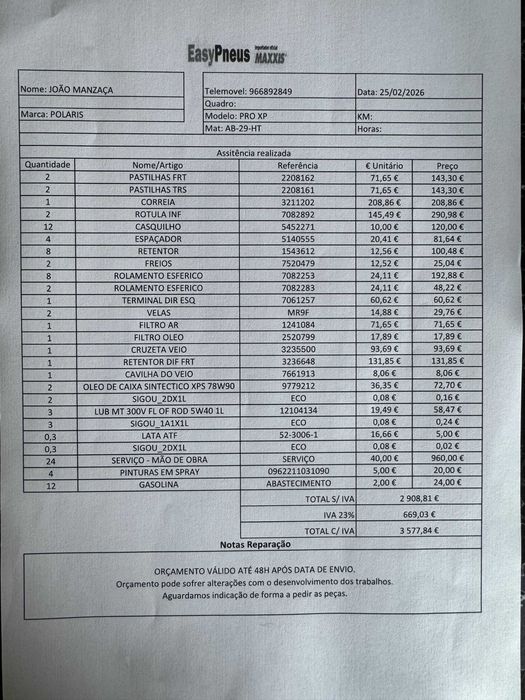 Vendo Polaris RZR Pro XP 181cv (versão Ultimate)