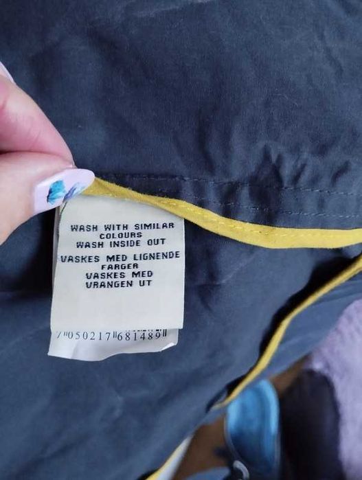 Kurtka parka przeciwdeszczowa granatowa Homebound M/L kod982
