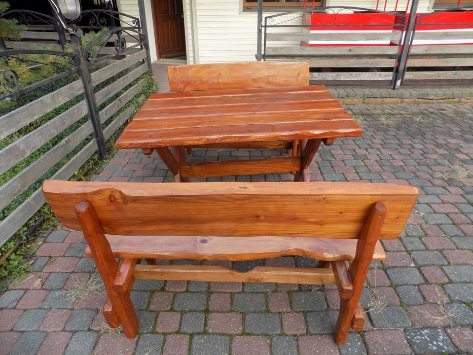 komplet stoły i ławki