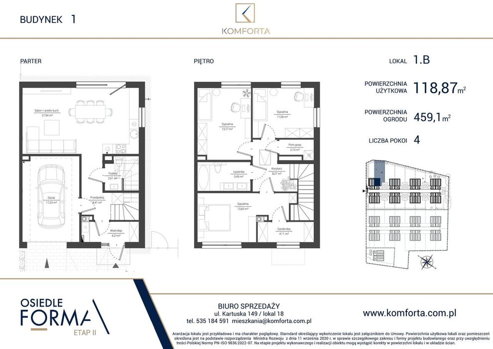 Inteligentny dom 118,87 m2 w standardzie