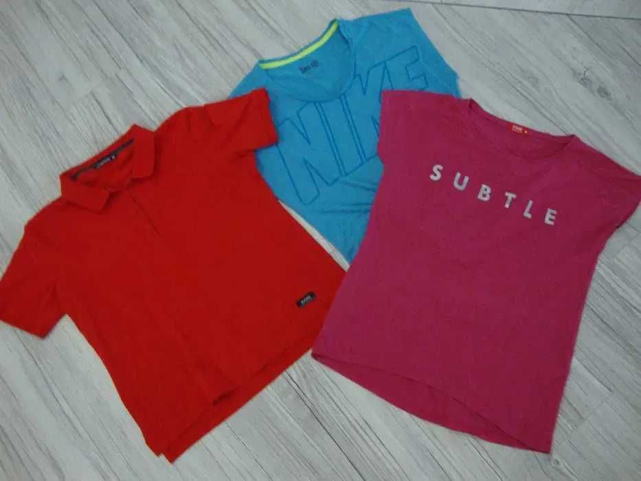 Zestaw 3 sztuki t-shirt bluzka bluzeczka DIVERSE NIKE TXM rozmiar M
