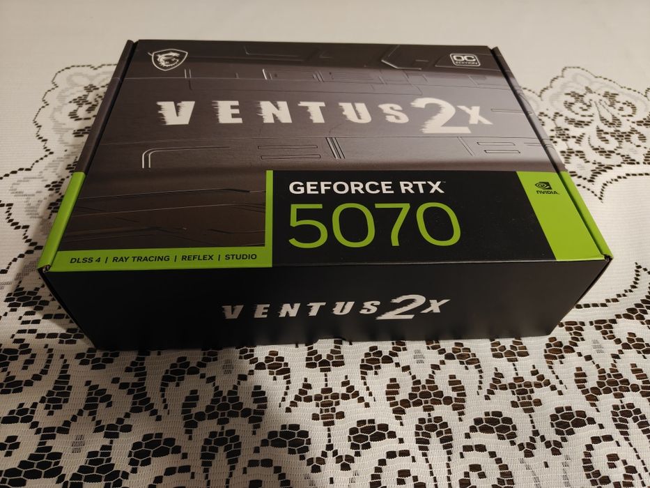 MSI  RTX 5070 Ventus 2X OC 12GB karta graficzna gwarancja DLSS  gaming