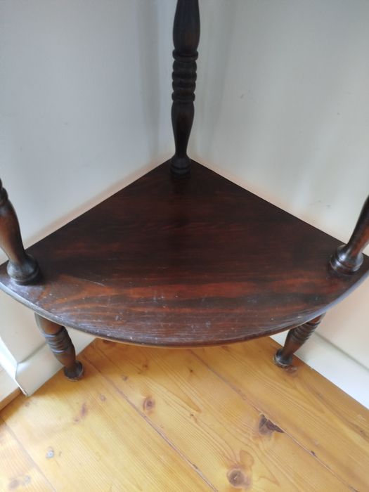 Etażerka narożna vintage