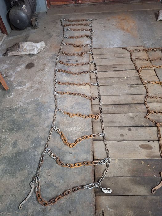 Łańcuchy 4x4 koparko ładowarka, traktor, ciągnik