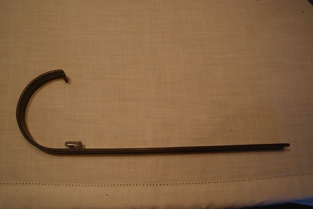 Uchwyt rynny metalowy prosty 125mm