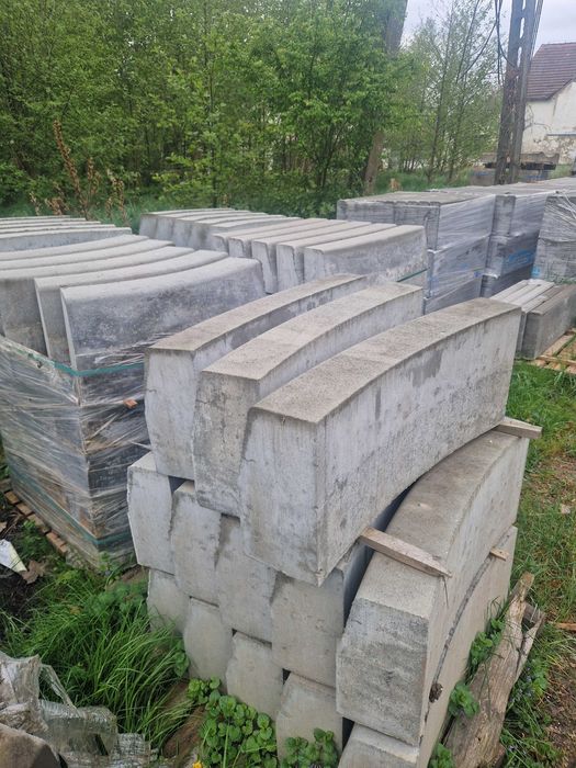 Obrzeża betonowe, krawężniki, oporniki