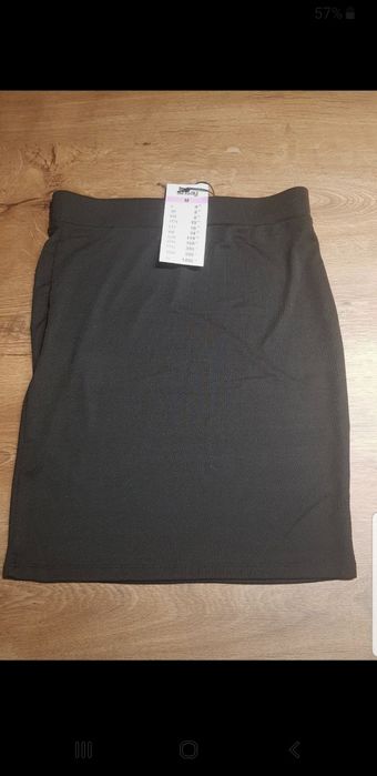 Spódnica mini ołówkowa, połyskująca