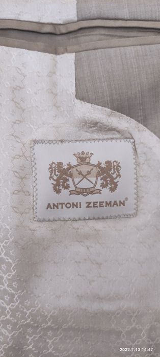 Костюм мужской. Замеры на фото. Туфли в подарок.