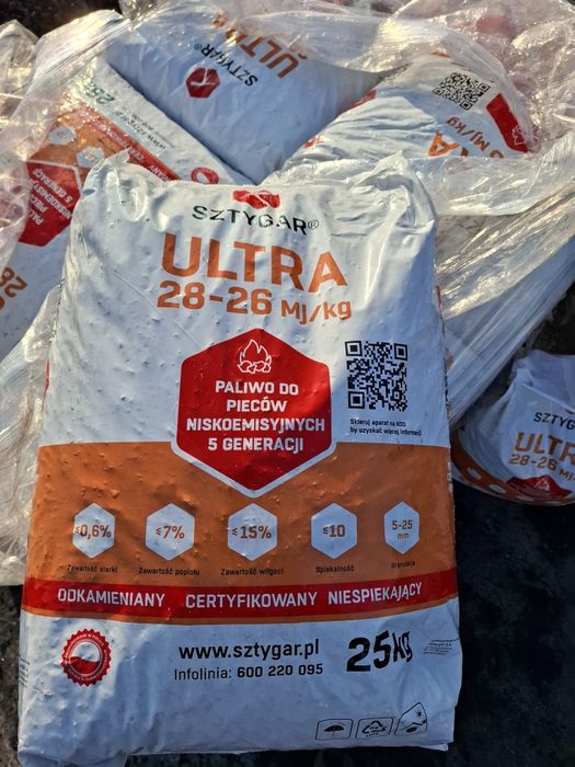 Groszek SZTYGAR Ultra 28 - 26 MJ/kg