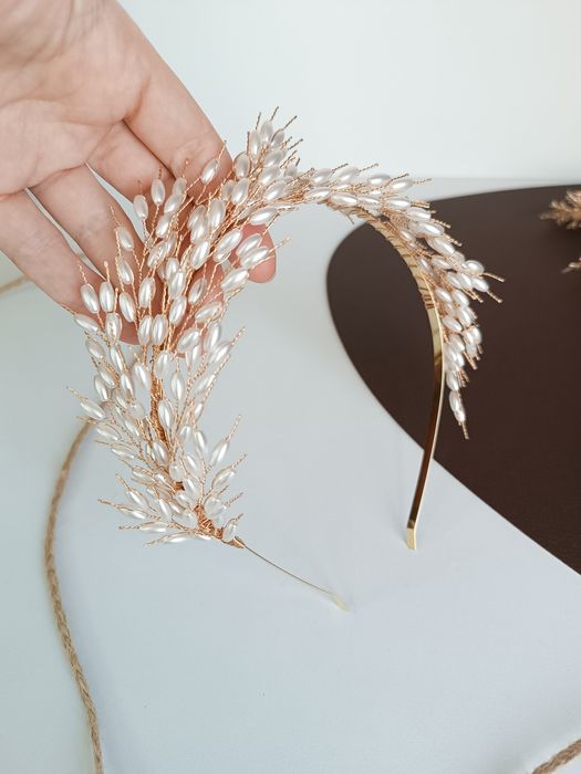 Обруч / вінок "Колоски" ручної роботи