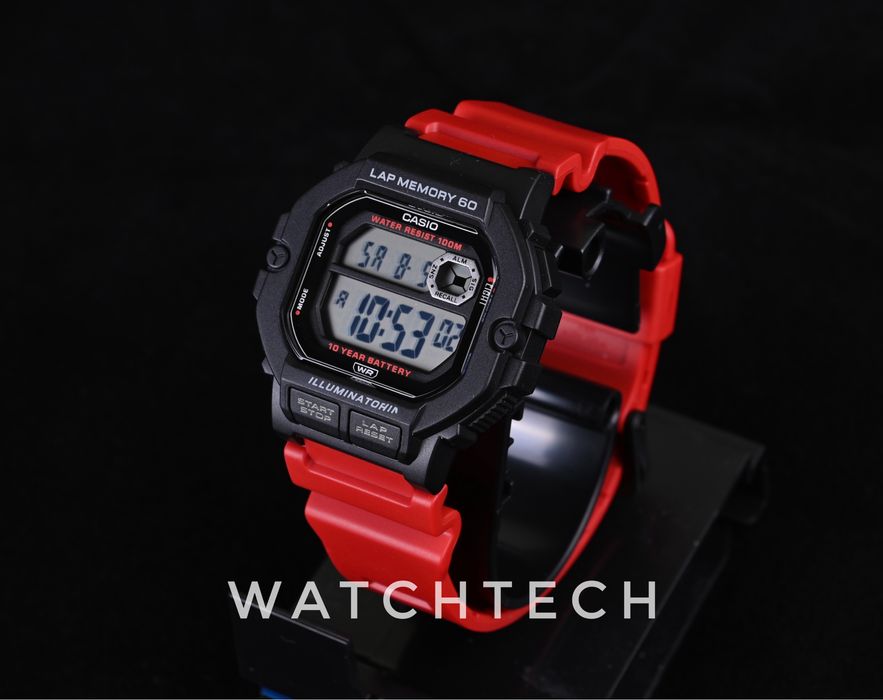 Годинник спортивний Casio WS-1400H-4A illuminator новий оригінал