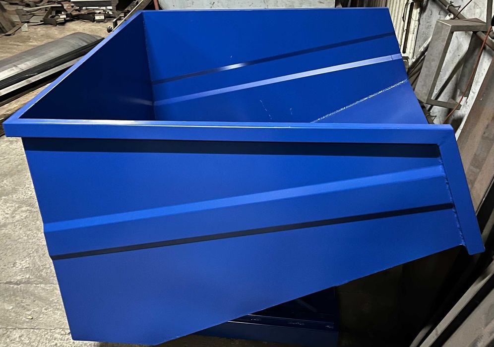 koleba pojemnik metalowy samowyładowczy do wózka